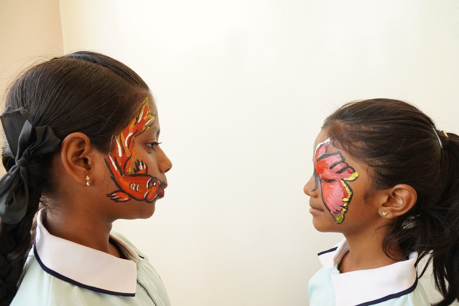 Students participating in arts activities